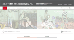 Desktop Screenshot of grotemaatschoenen.nl